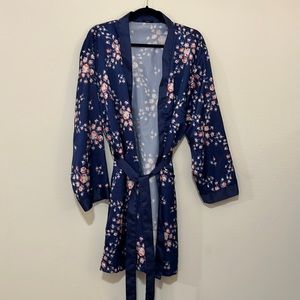 Morgan Lane Blue Flowered Robe